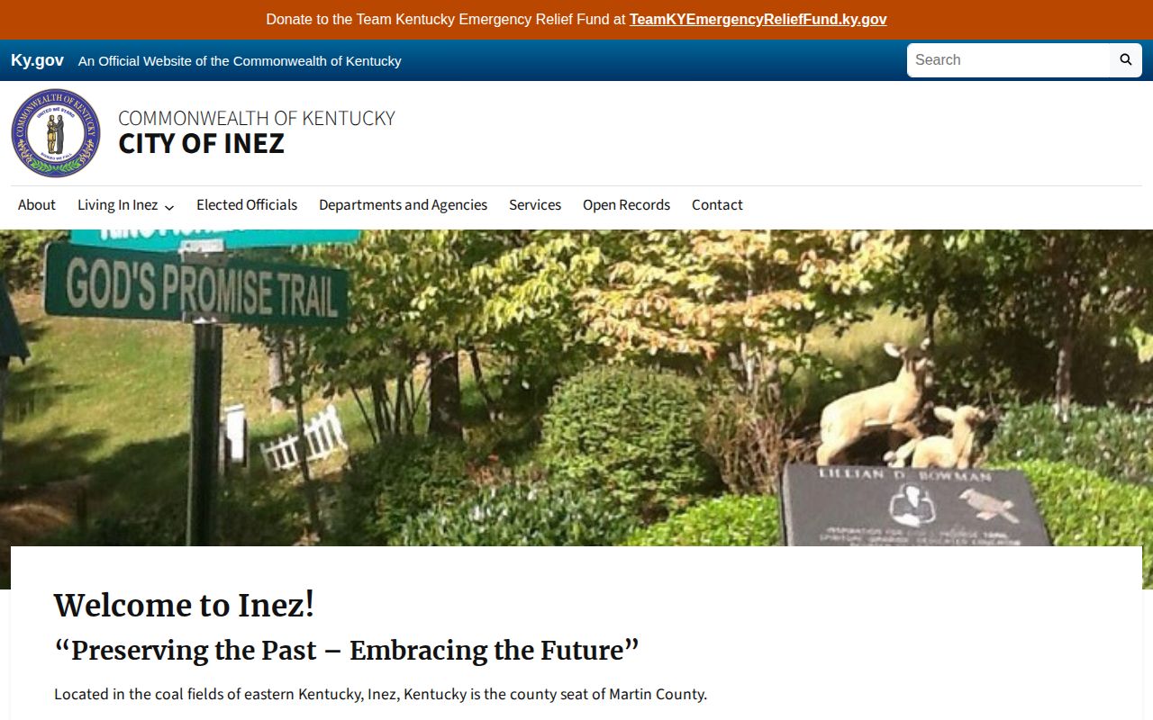 Official City of Inez Kentucky website